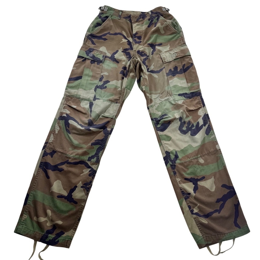 NATO Military Cargo Pants Mens XS Regular Green Camo Good Tactical Woodland BDU